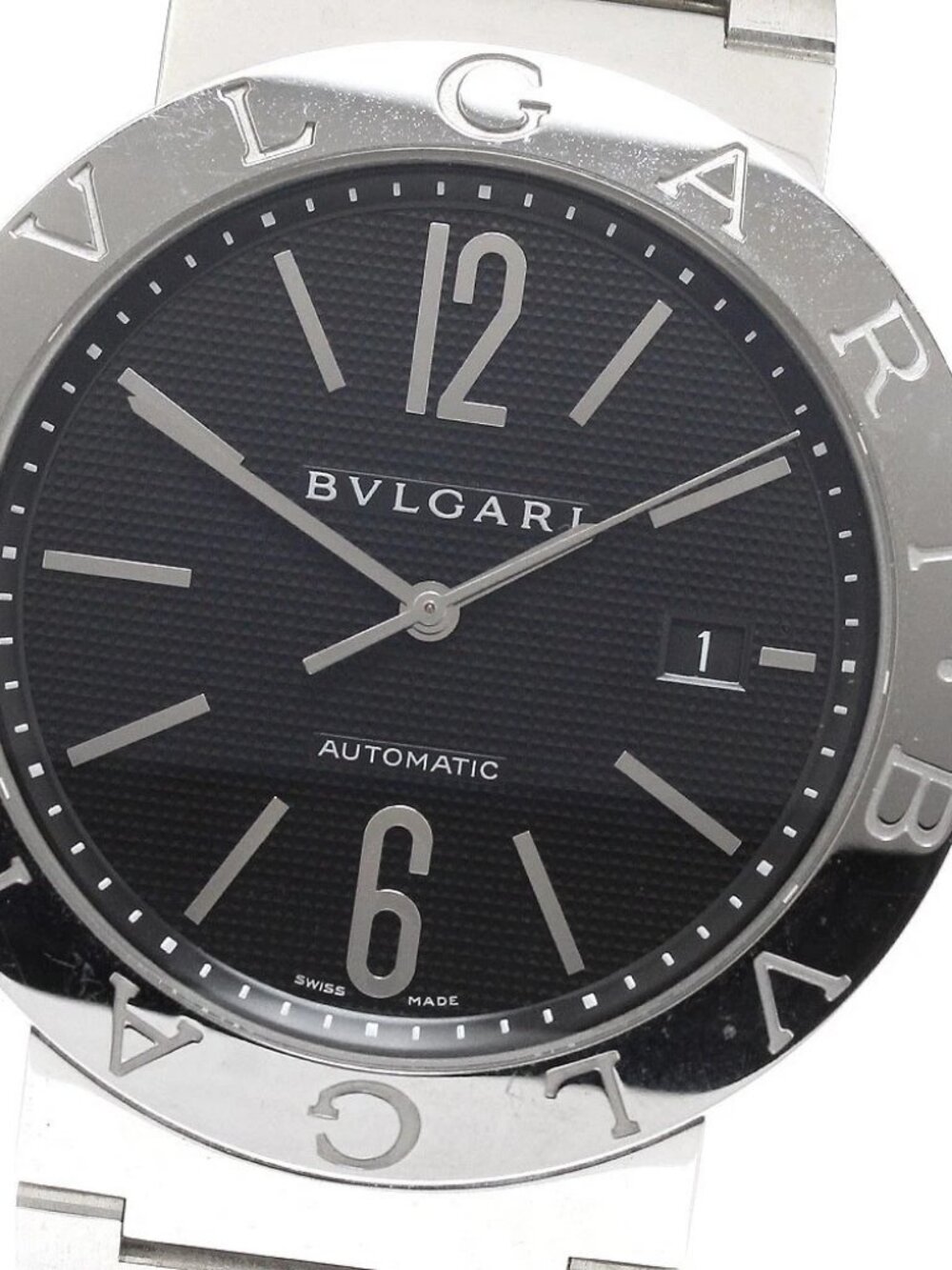 BVLGARI BB42SS Date black Dial Automatic Men's Watch_941901